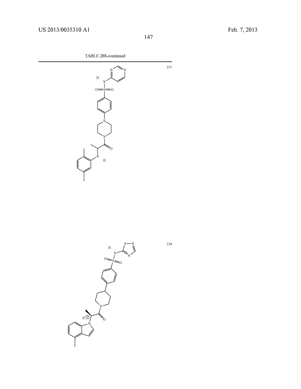 Piperidine and Piperazine Phenyl Sulfonamides as Modulators of Ion     Channels - diagram, schematic, and image 148