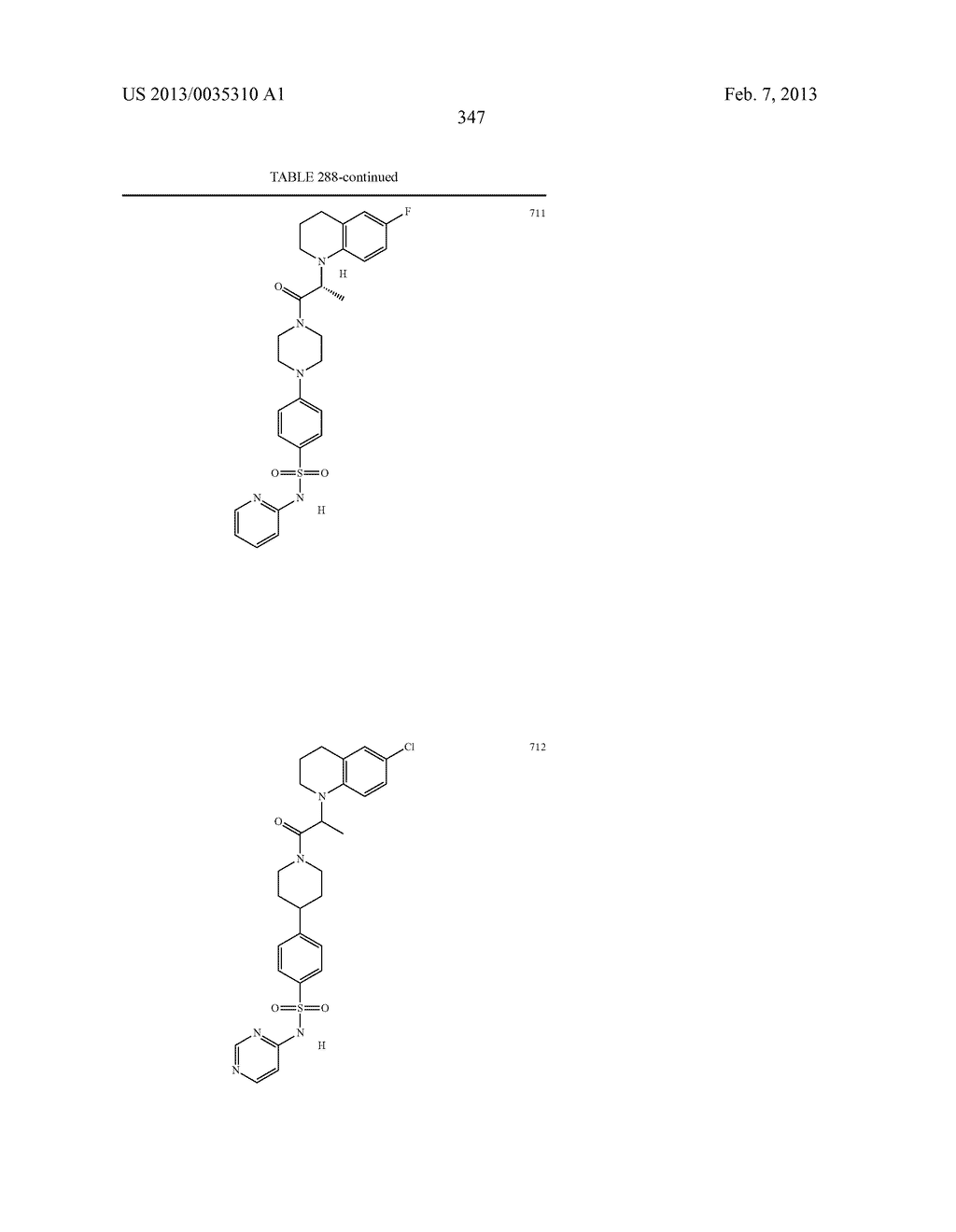 Piperidine and Piperazine Phenyl Sulfonamides as Modulators of Ion     Channels - diagram, schematic, and image 348