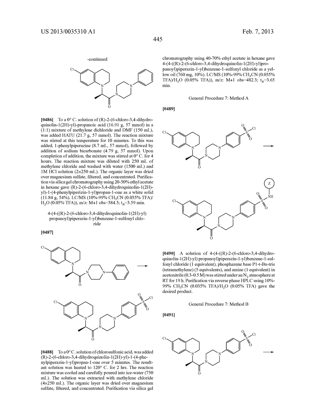 Piperidine and Piperazine Phenyl Sulfonamides as Modulators of Ion     Channels - diagram, schematic, and image 446