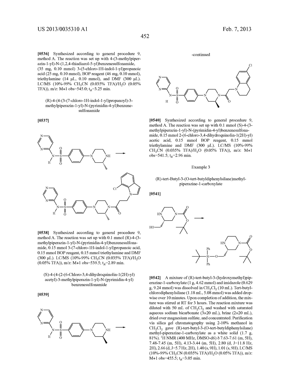 Piperidine and Piperazine Phenyl Sulfonamides as Modulators of Ion     Channels - diagram, schematic, and image 453