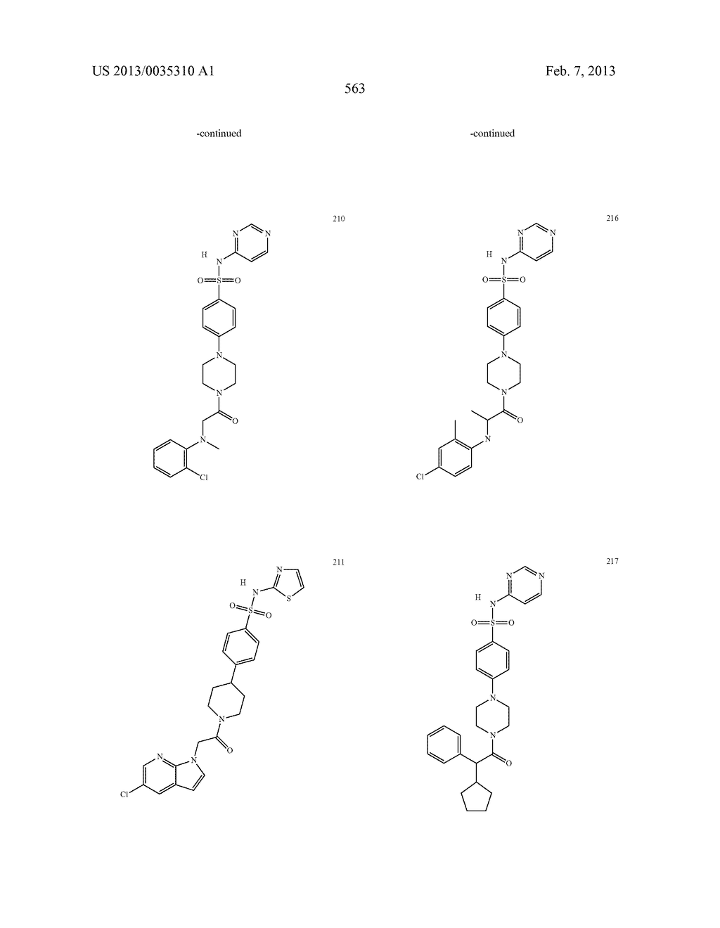 Piperidine and Piperazine Phenyl Sulfonamides as Modulators of Ion     Channels - diagram, schematic, and image 564