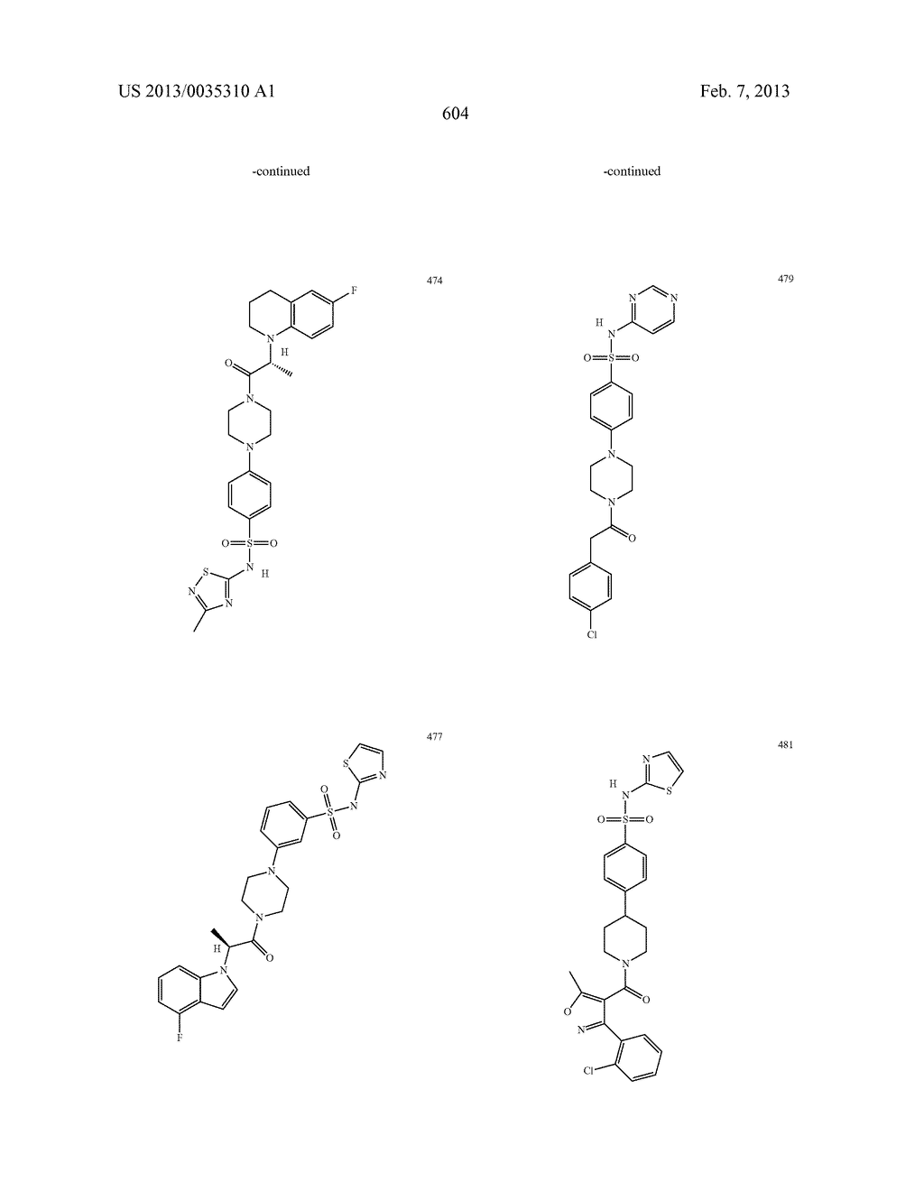 Piperidine and Piperazine Phenyl Sulfonamides as Modulators of Ion     Channels - diagram, schematic, and image 605