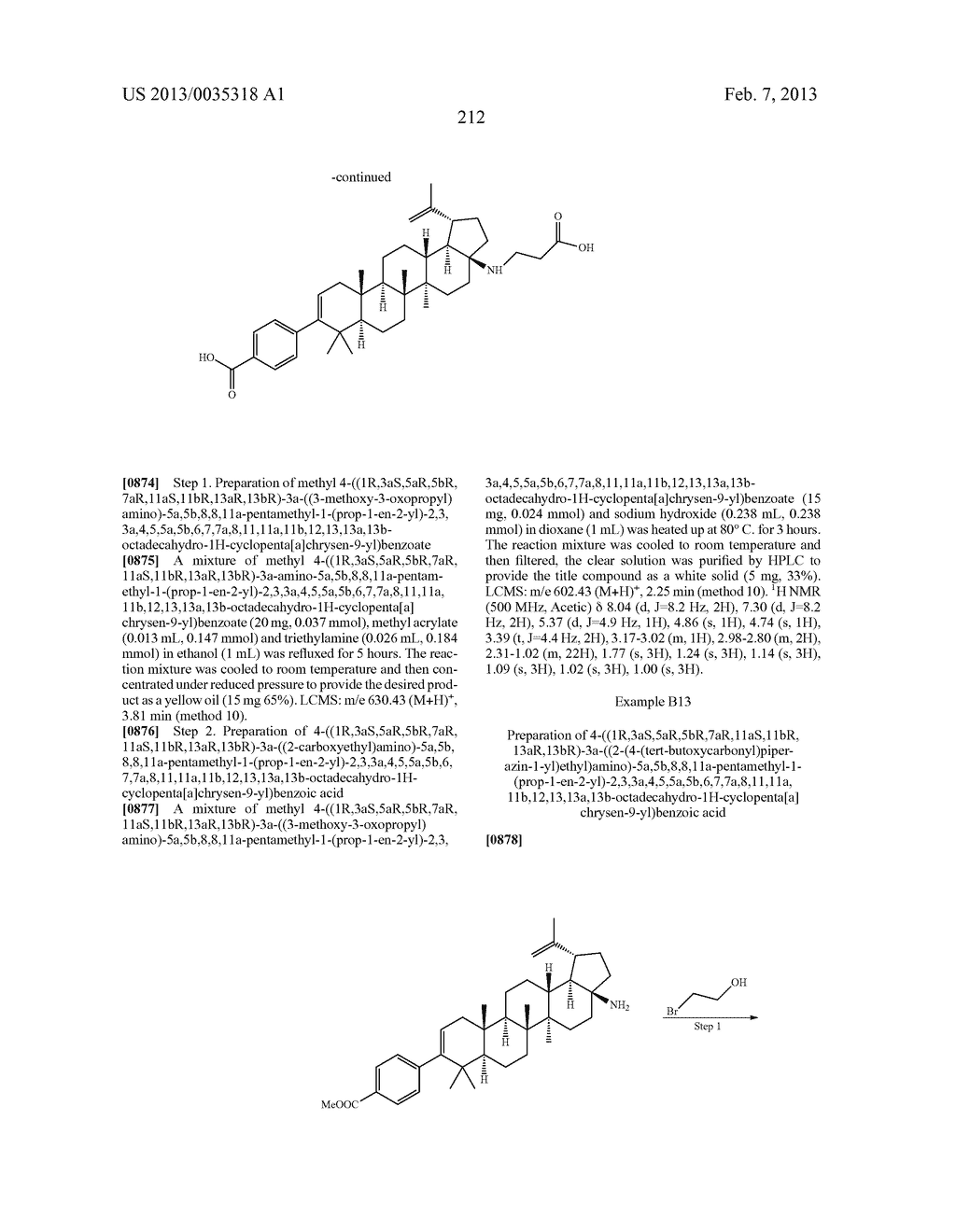 C-17 AND C-3 MODIFIED TRITERPENOIDS WITH HIV MATURATION INHIBITORY     ACTIVITY - diagram, schematic, and image 213