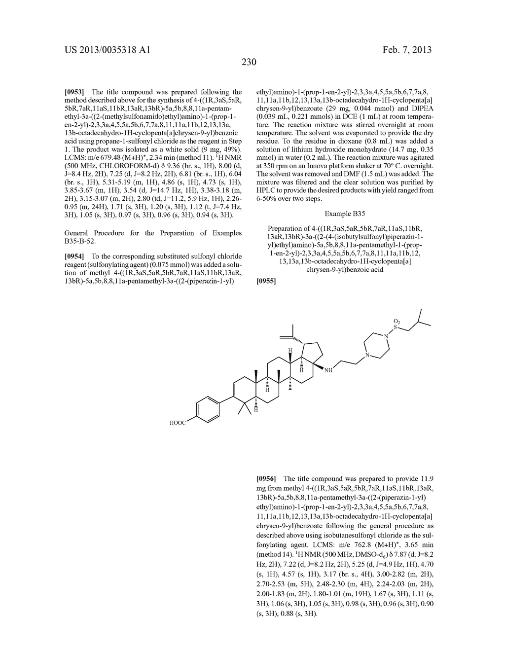 C-17 AND C-3 MODIFIED TRITERPENOIDS WITH HIV MATURATION INHIBITORY     ACTIVITY - diagram, schematic, and image 231