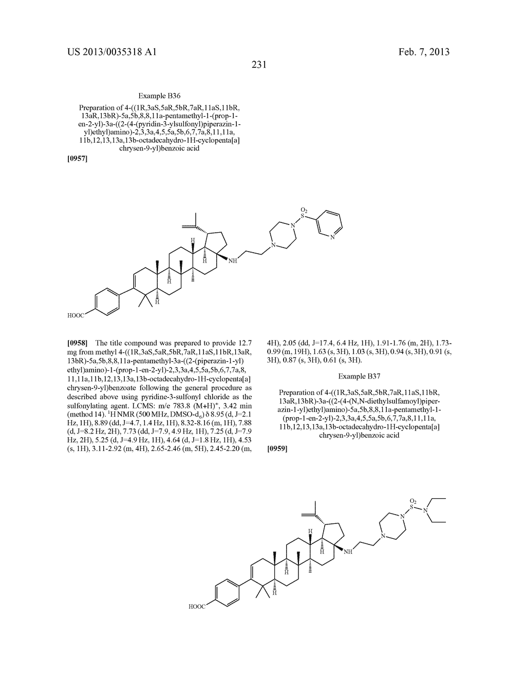 C-17 AND C-3 MODIFIED TRITERPENOIDS WITH HIV MATURATION INHIBITORY     ACTIVITY - diagram, schematic, and image 232