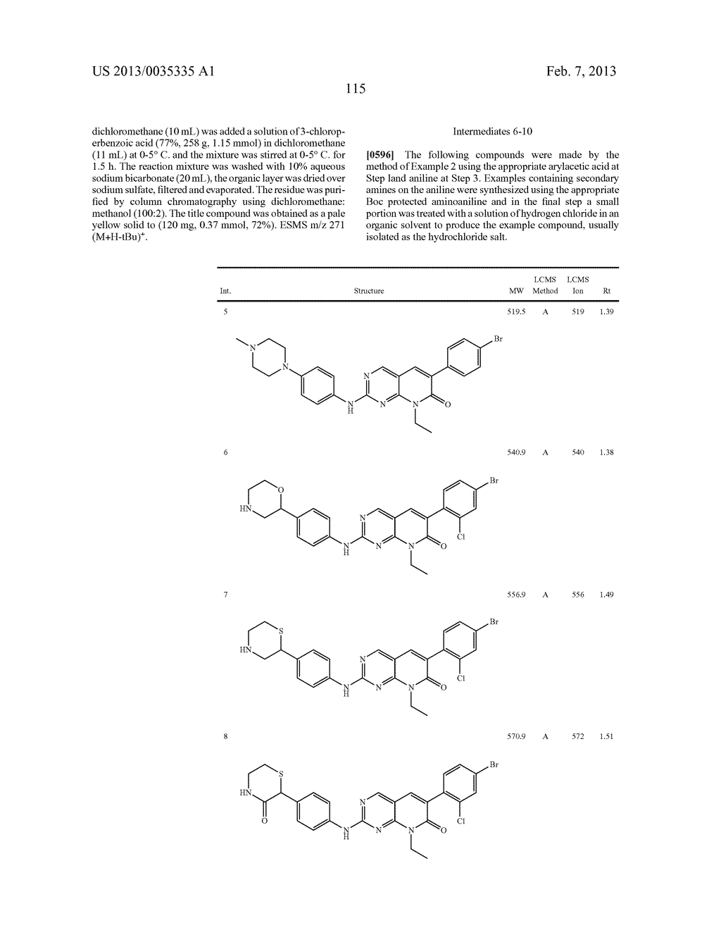 8-ETHYL-6-(ARYL)PYRIDO[2,3-D]PYRIMIDIN-7(8H)-ONES FOR THE TREATMENT OF CNS     DISORDERS - diagram, schematic, and image 119