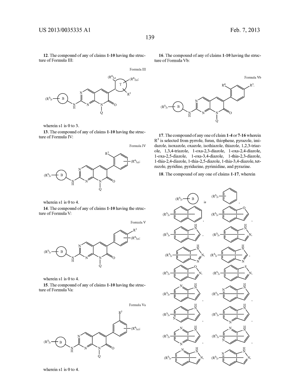 8-ETHYL-6-(ARYL)PYRIDO[2,3-D]PYRIMIDIN-7(8H)-ONES FOR THE TREATMENT OF CNS     DISORDERS - diagram, schematic, and image 143