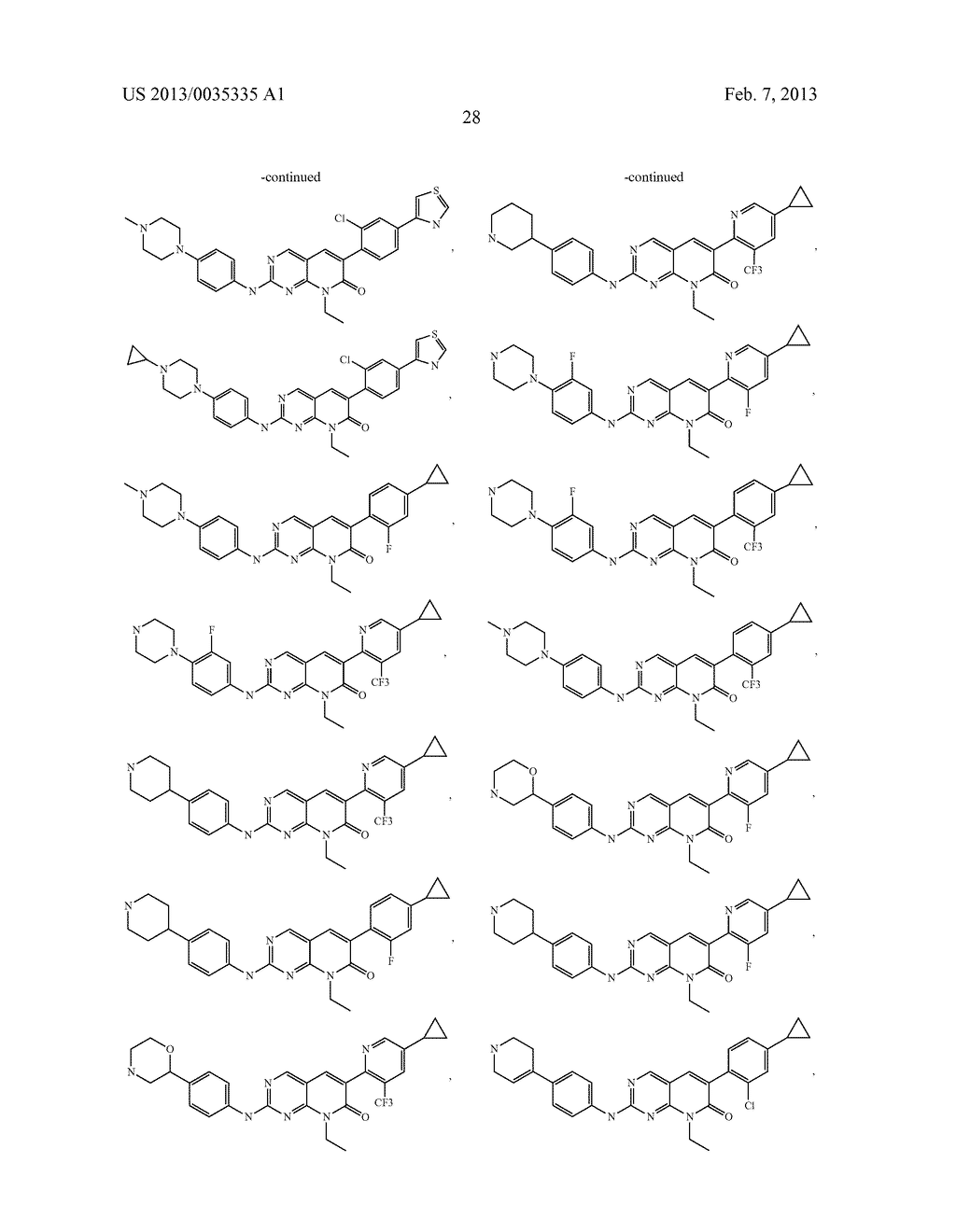 8-ETHYL-6-(ARYL)PYRIDO[2,3-D]PYRIMIDIN-7(8H)-ONES FOR THE TREATMENT OF CNS     DISORDERS - diagram, schematic, and image 32