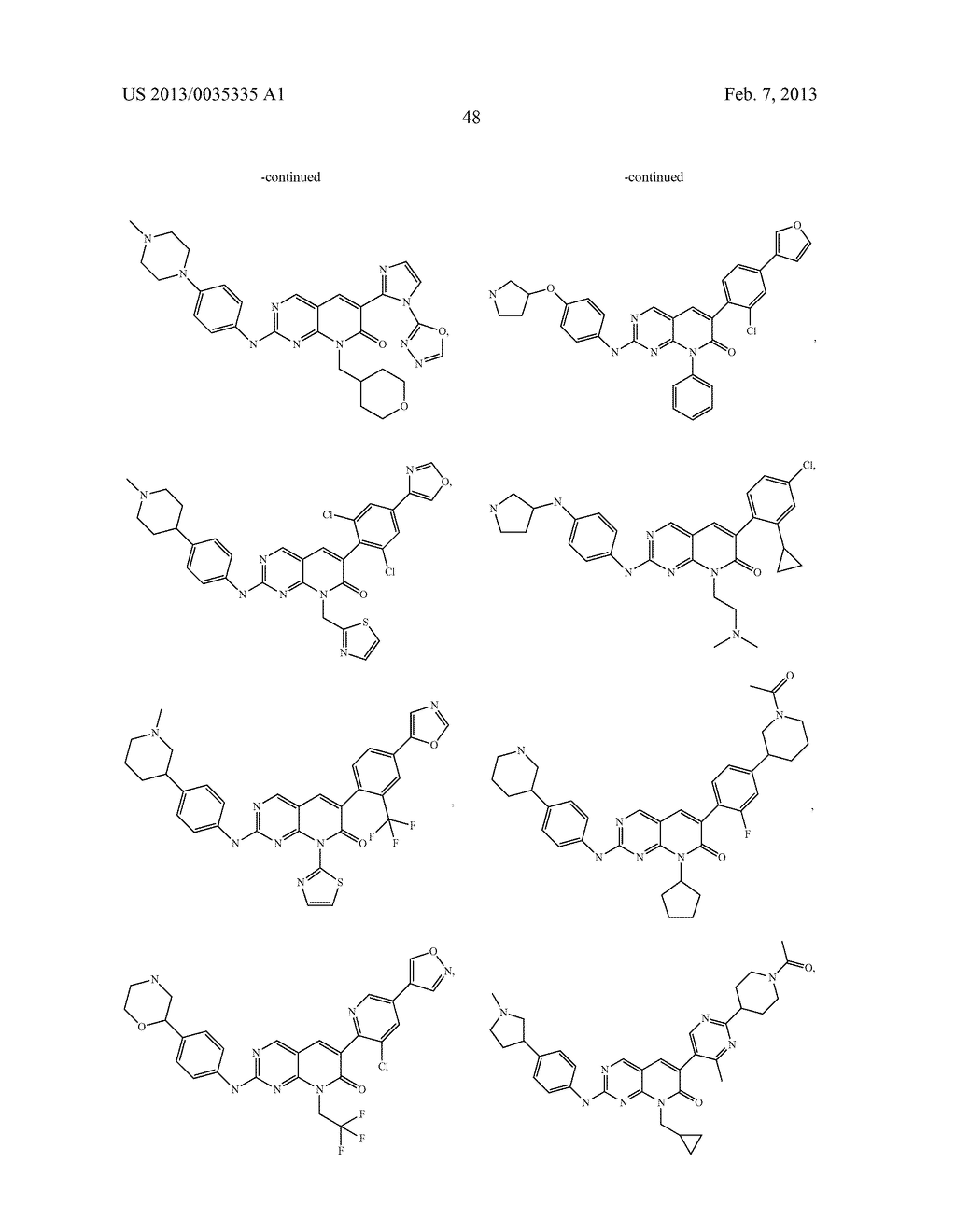 8-ETHYL-6-(ARYL)PYRIDO[2,3-D]PYRIMIDIN-7(8H)-ONES FOR THE TREATMENT OF CNS     DISORDERS - diagram, schematic, and image 52