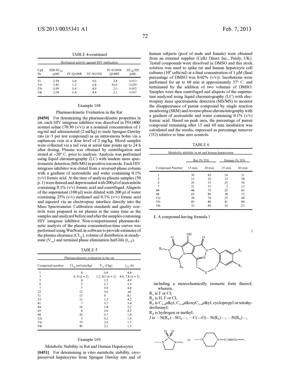 MACROCYCLIC INTEGRASE INHIBITORS - diagram, schematic, and image 73