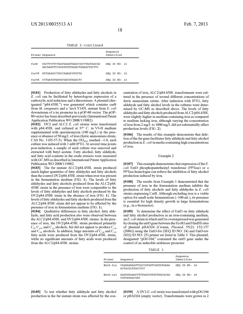 METHODS AND COMPOSITIONS FOR ENHANCED PRODUCTION OF FATTY ALDEHYDES AND     FATTY ALCOHOLS - diagram, schematic, and image 25