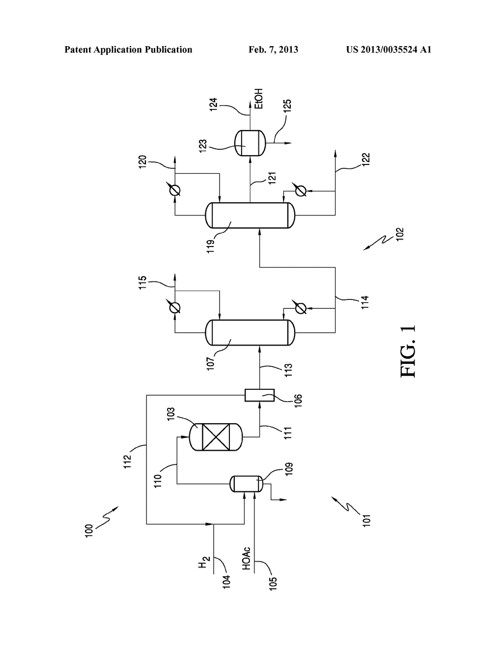 PROCESS FOR RECOVERING ALCOHOL - diagram, schematic, and image 02