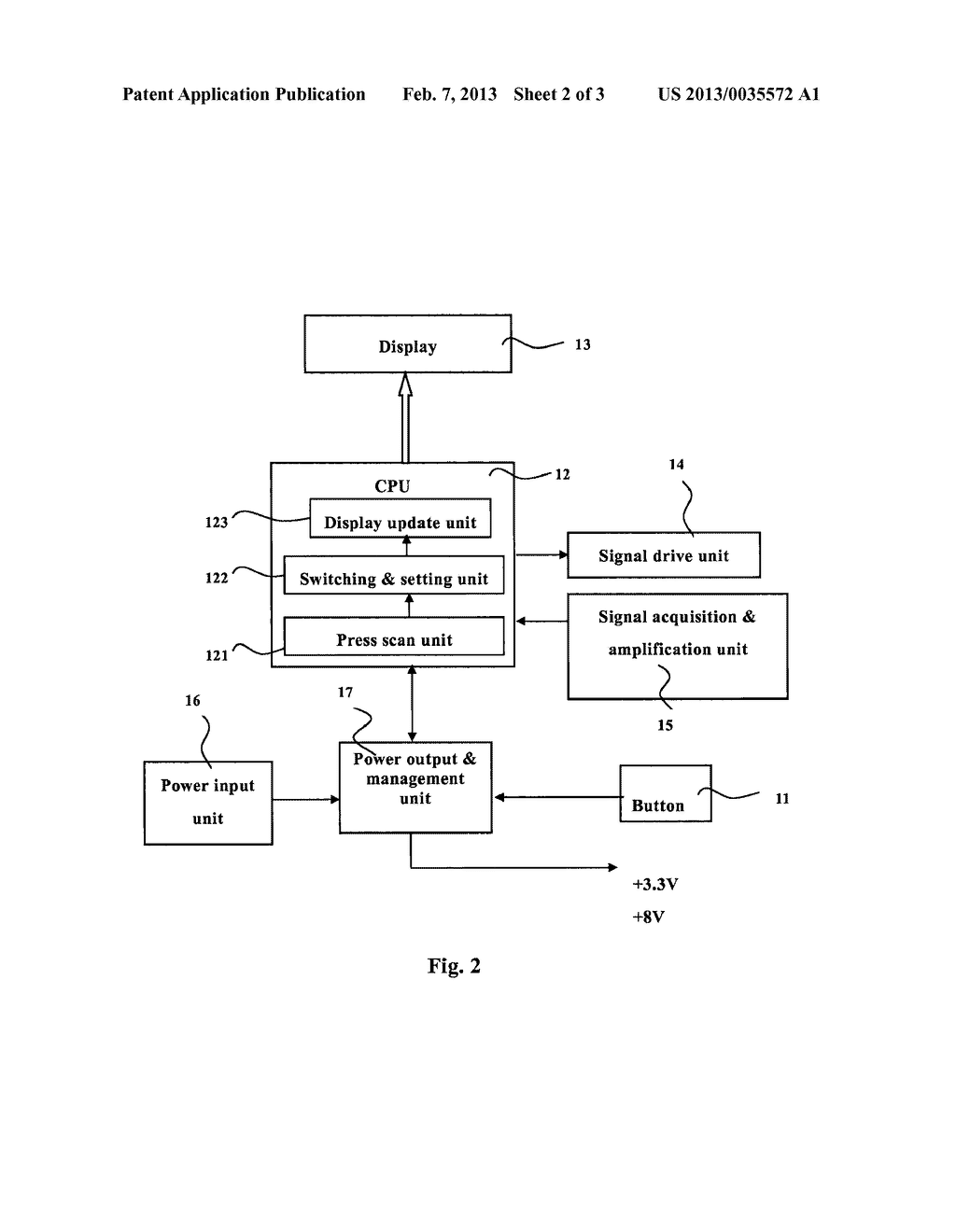 FINGERTIP OXIMETER AND A METHOD FOR OBSERVING A MEASUREMENT RESULT THEREON - diagram, schematic, and image 03