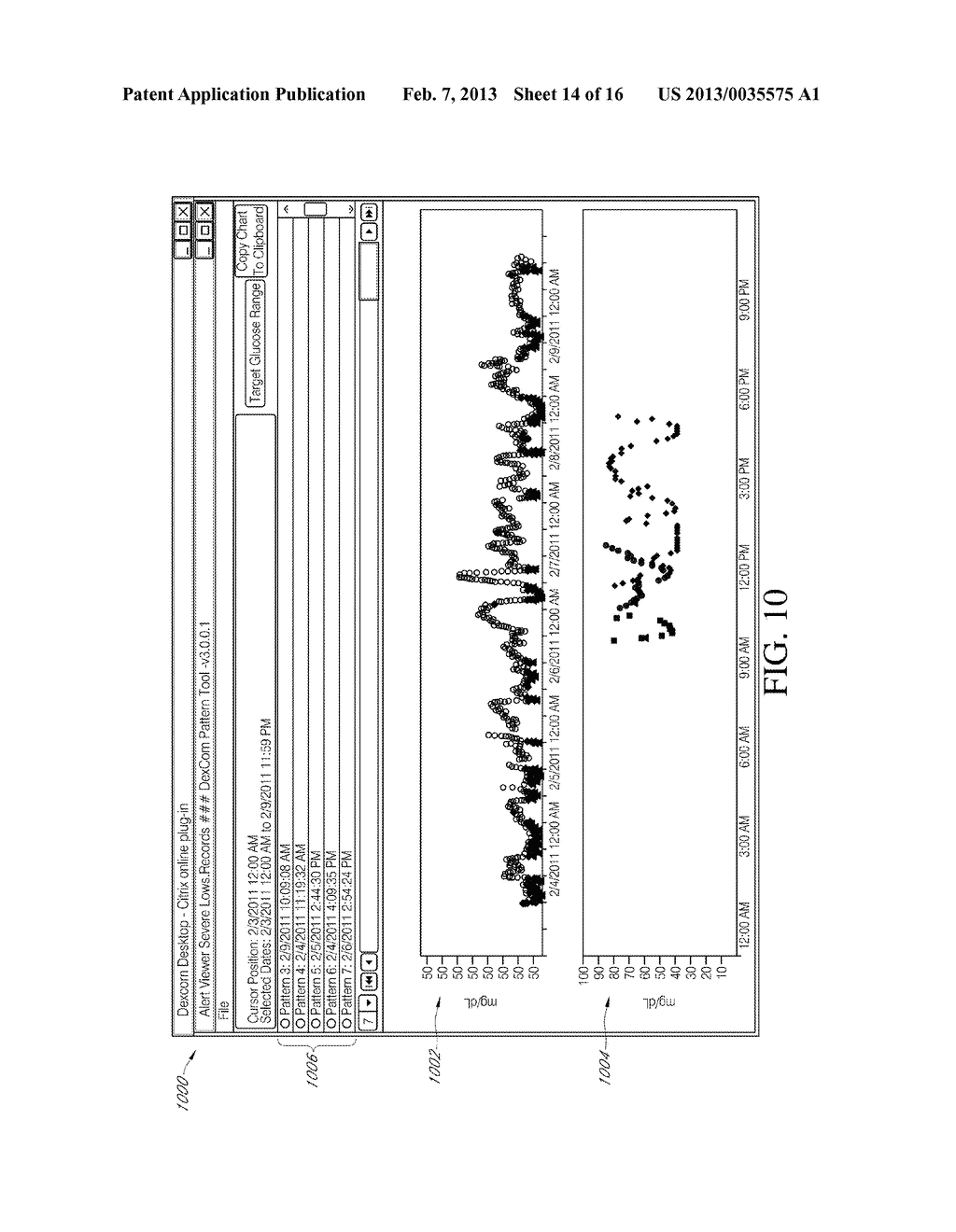 SYSTEMS AND METHODS FOR DETECTING GLUCOSE LEVEL DATA PATTERNS - diagram, schematic, and image 15