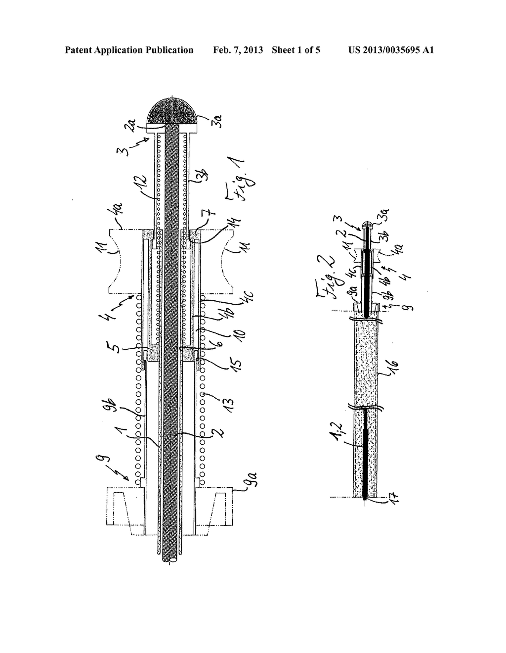 Manually Actuated Function Hose Instrument and Operating Device Therefor - diagram, schematic, and image 02