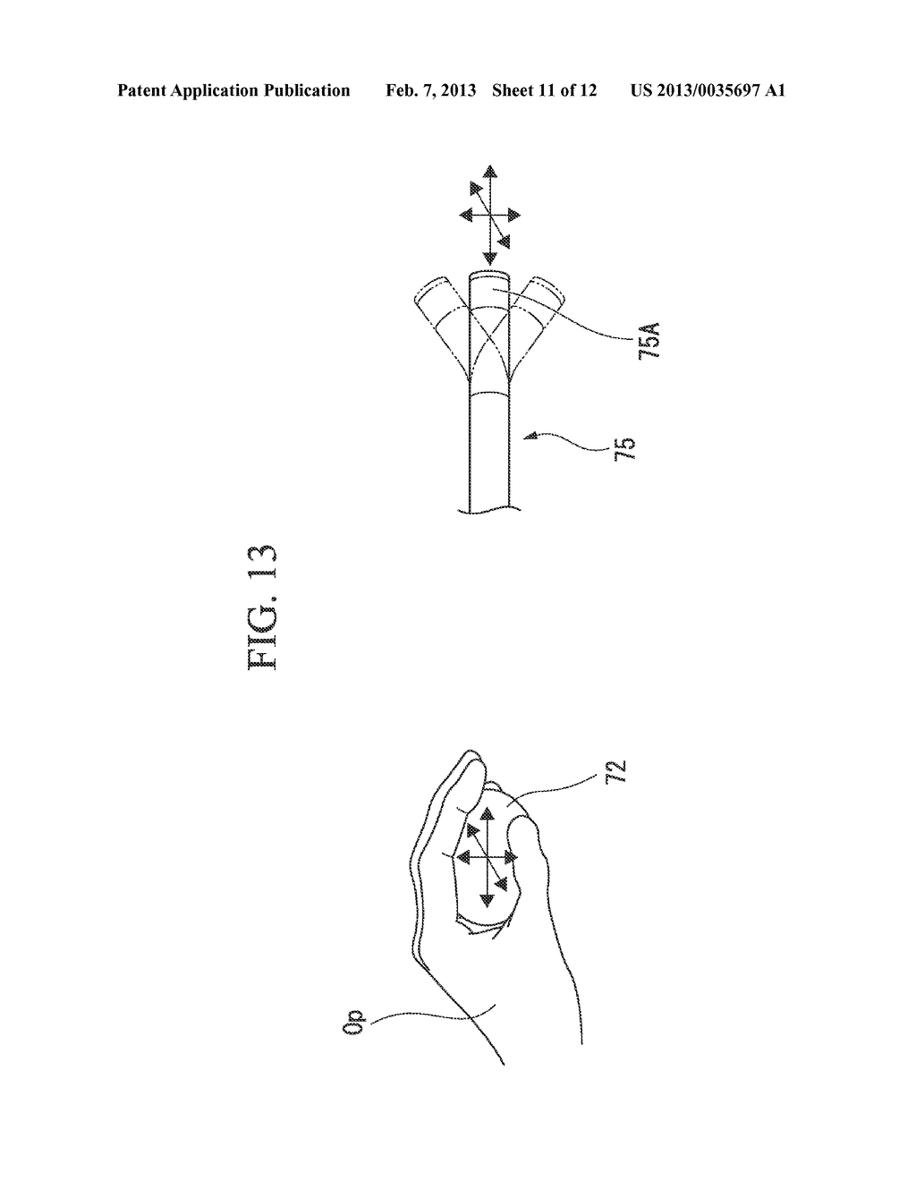 MEDICAL MANIPULATOR  AND  METHOD OF CONTROLLLING THE SAME - diagram, schematic, and image 12