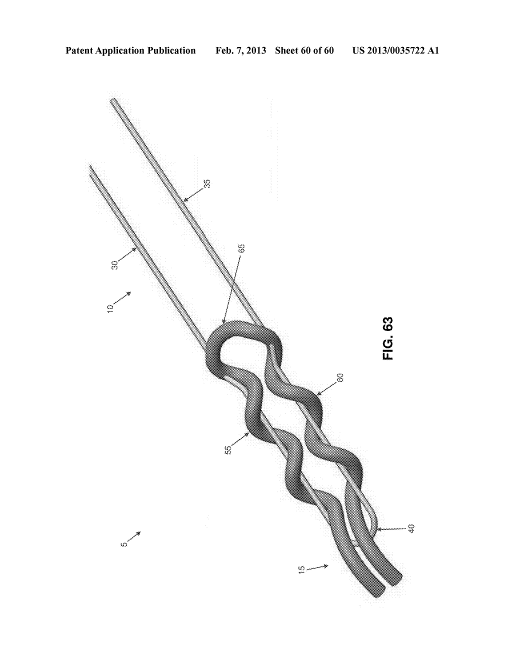 METHOD AND APPARATUS FOR SECURING AN OBJECT TO BONE, INCLUDING THE     PROVISION AND USE OF A NOVEL SUTURE ASSEMBLY FOR SECURING AN OBJECT TO     BONE - diagram, schematic, and image 61