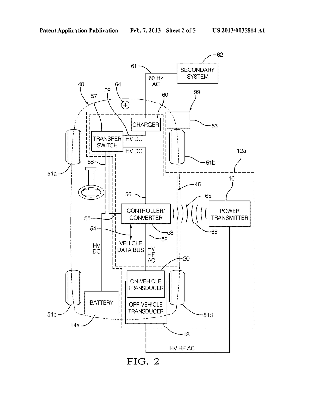 ELECTRICAL CHARGING SYSTEM THAT INCLUDES VOLTAGE-CONTROLLED OSCILLATOR     WHICH OPERATIVELY CONTROLS WIRELESS ELECTROMAGNETIC OR WIRELESS INDUCTIVE     CHARGING OF A BATTERY - diagram, schematic, and image 03