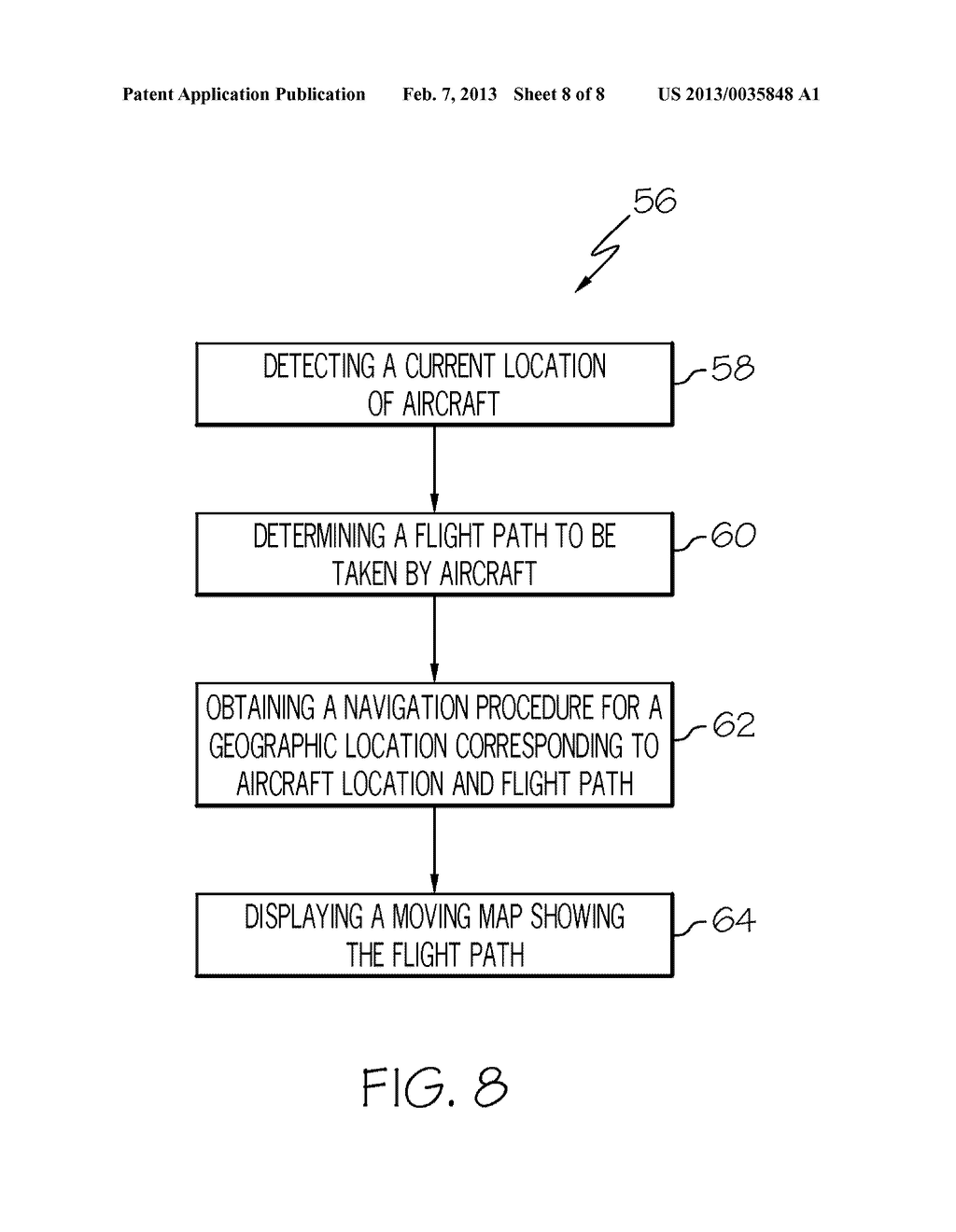 SYSTEM AND METHOD FOR DISPLAYING A PROCEDURE TO AN AIRCREW MEMBER - diagram, schematic, and image 09