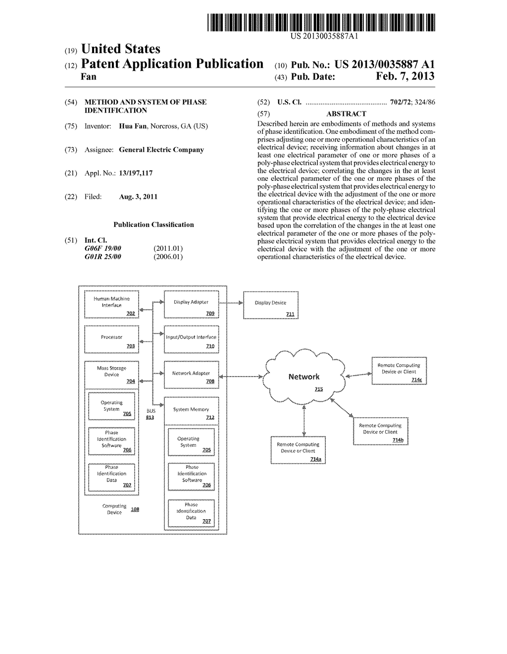 METHOD AND SYSTEM OF PHASE IDENTIFICATION - diagram, schematic, and image 01