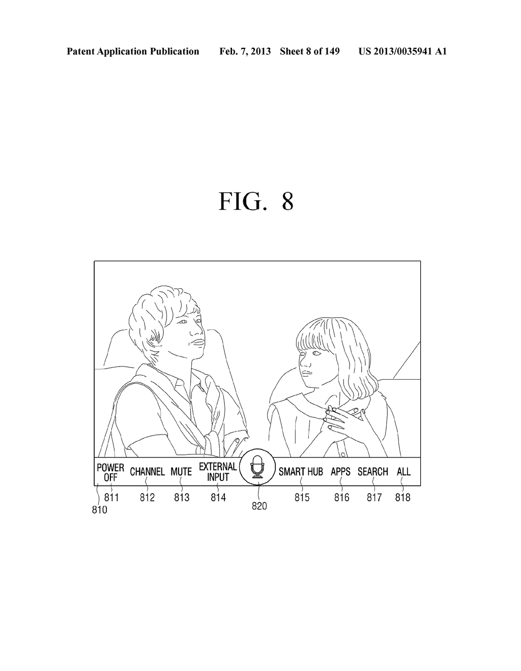 METHOD FOR CONTROLLING ELECTRONIC APPARATUS BASED ON VOICE RECOGNITION AND     MOTION RECOGNITION, AND ELECTRONIC APPARATUS APPLYING THE SAME - diagram, schematic, and image 09