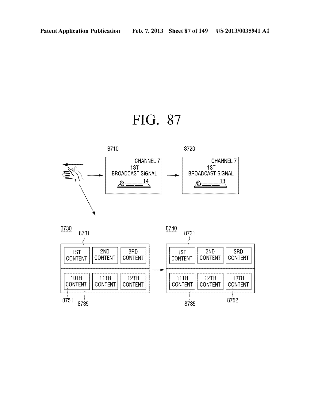 METHOD FOR CONTROLLING ELECTRONIC APPARATUS BASED ON VOICE RECOGNITION AND     MOTION RECOGNITION, AND ELECTRONIC APPARATUS APPLYING THE SAME - diagram, schematic, and image 88