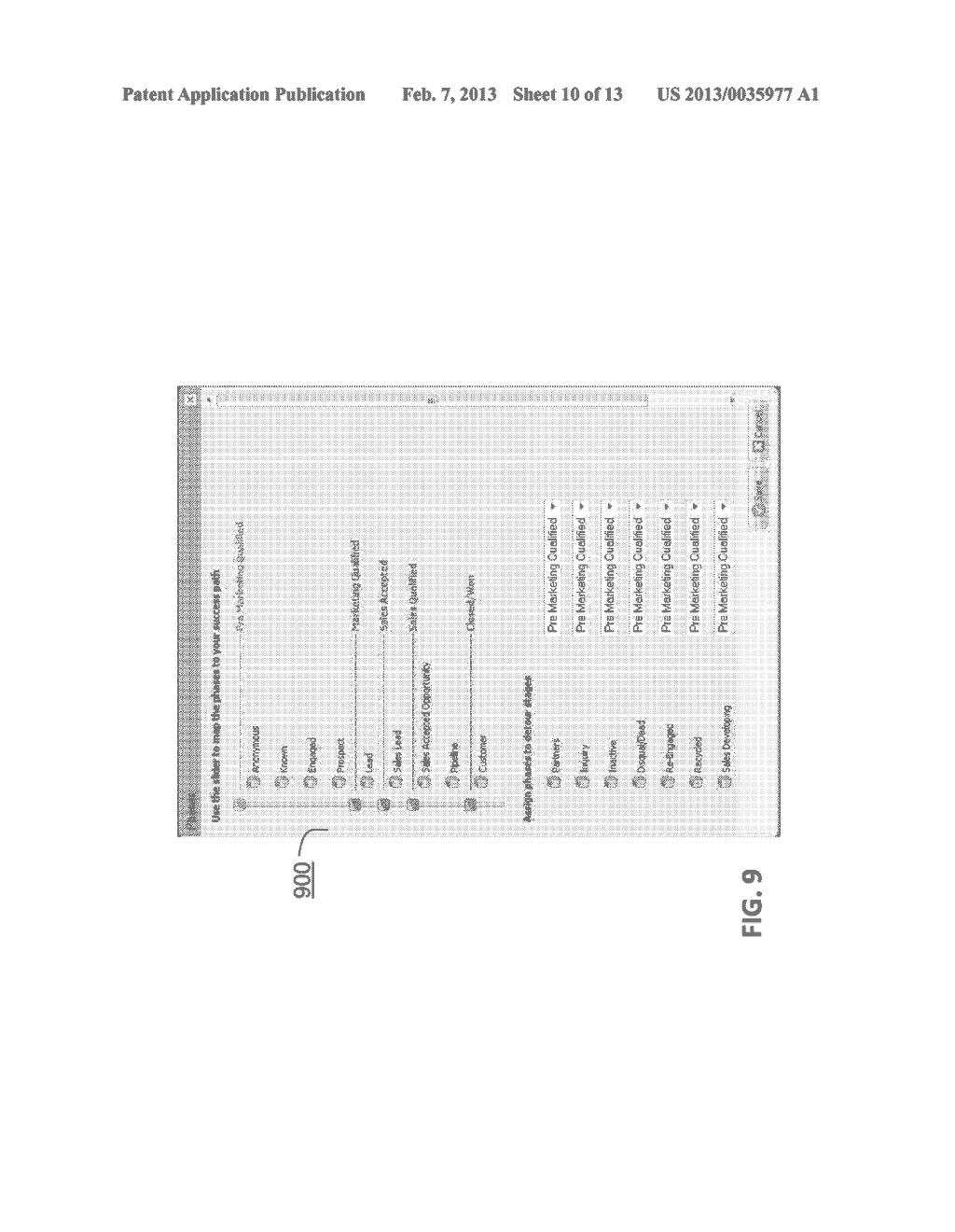 SYSTEM AND METHOD FOR GENERATING A CUSTOM REVENUE CYCLE MODEL WITH     AUTOMATED LEAD MOVEMENT - diagram, schematic, and image 11