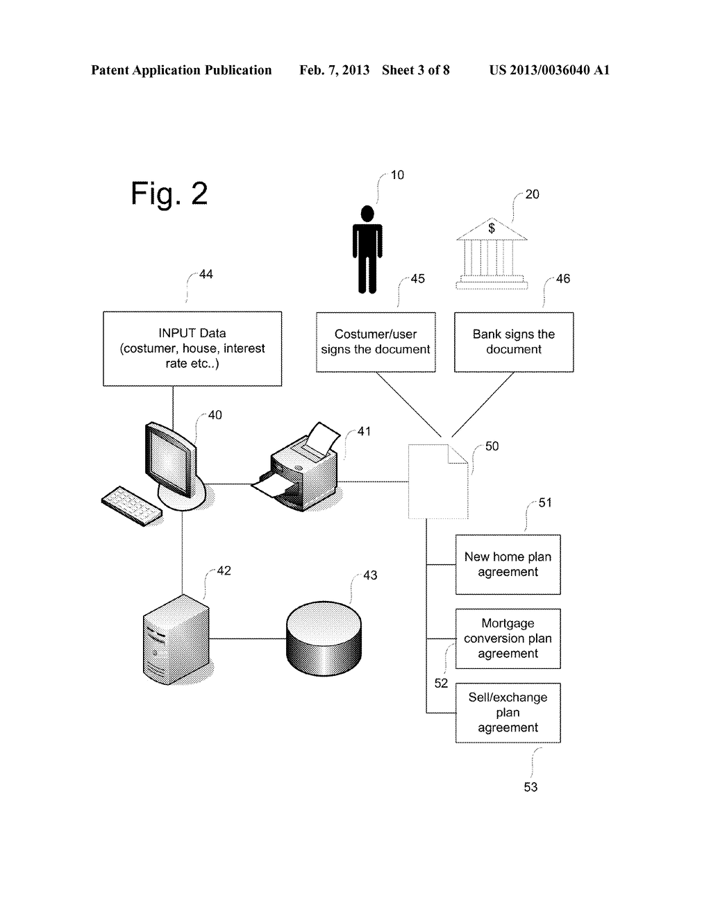 METHOD AND SYSTEM FOR FINANCING THE GRADUAL ACQUISITION OF QUOTAS OF AN     ESTATE - diagram, schematic, and image 04