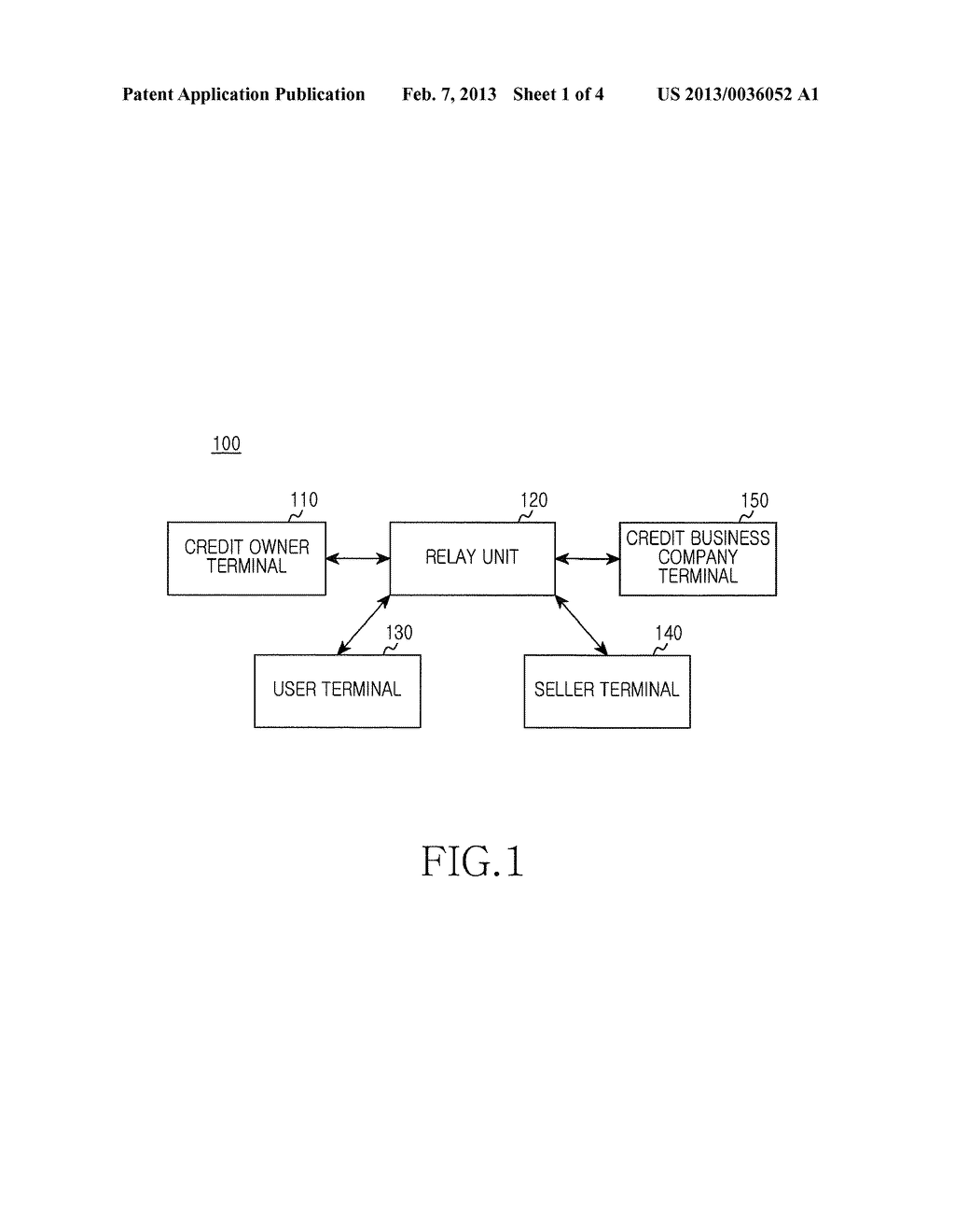 CREDIT TRANSACTION SYSTEM, APPARATUS, TERMINAL CAPABLE OF GRADING CREDIT     AND METHOD THEREOF - diagram, schematic, and image 02