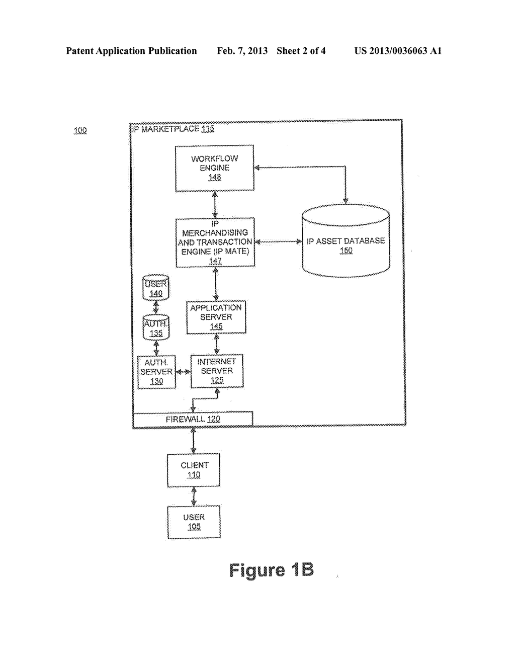 SYSTEM AND METHOD FOR ENABLING AN INTELLECTUAL PROPERTY TRANSACTION - diagram, schematic, and image 03