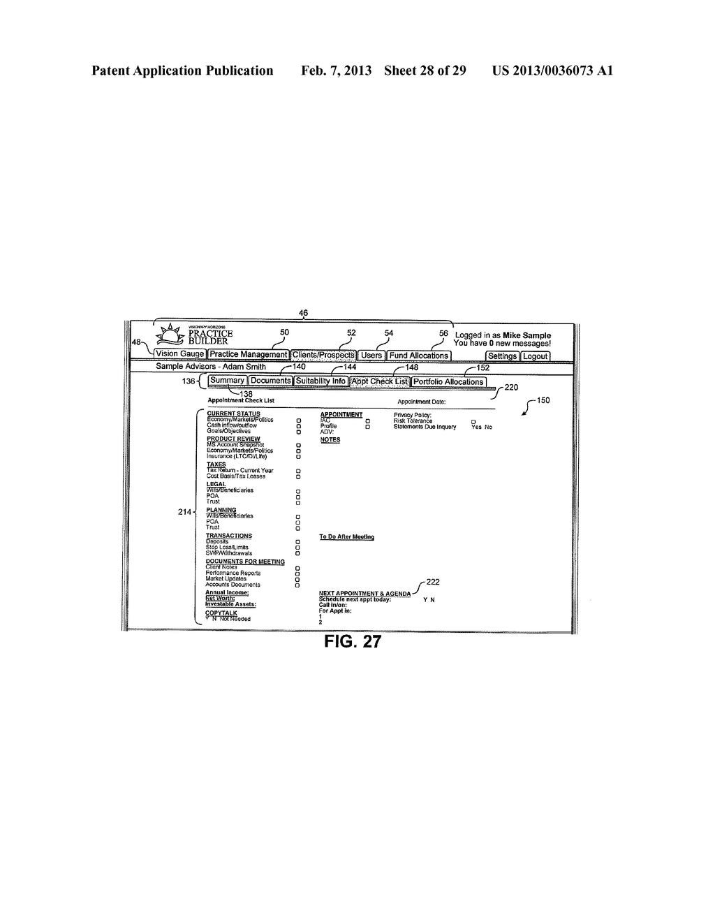 System and Method for Management of Financial Advisor Records - diagram, schematic, and image 29