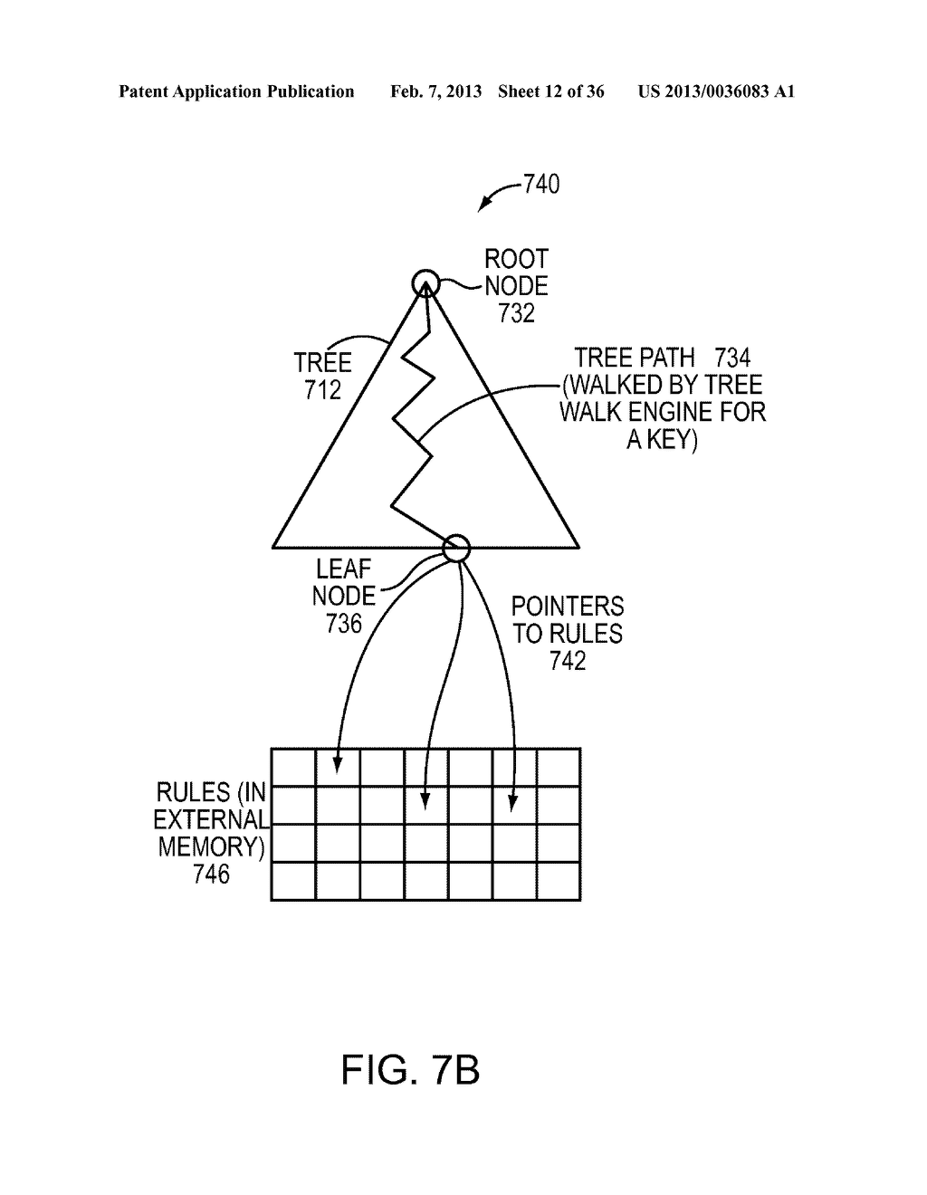 System and Method for Storing Lookup Request Rules in Multiple Memories - diagram, schematic, and image 13