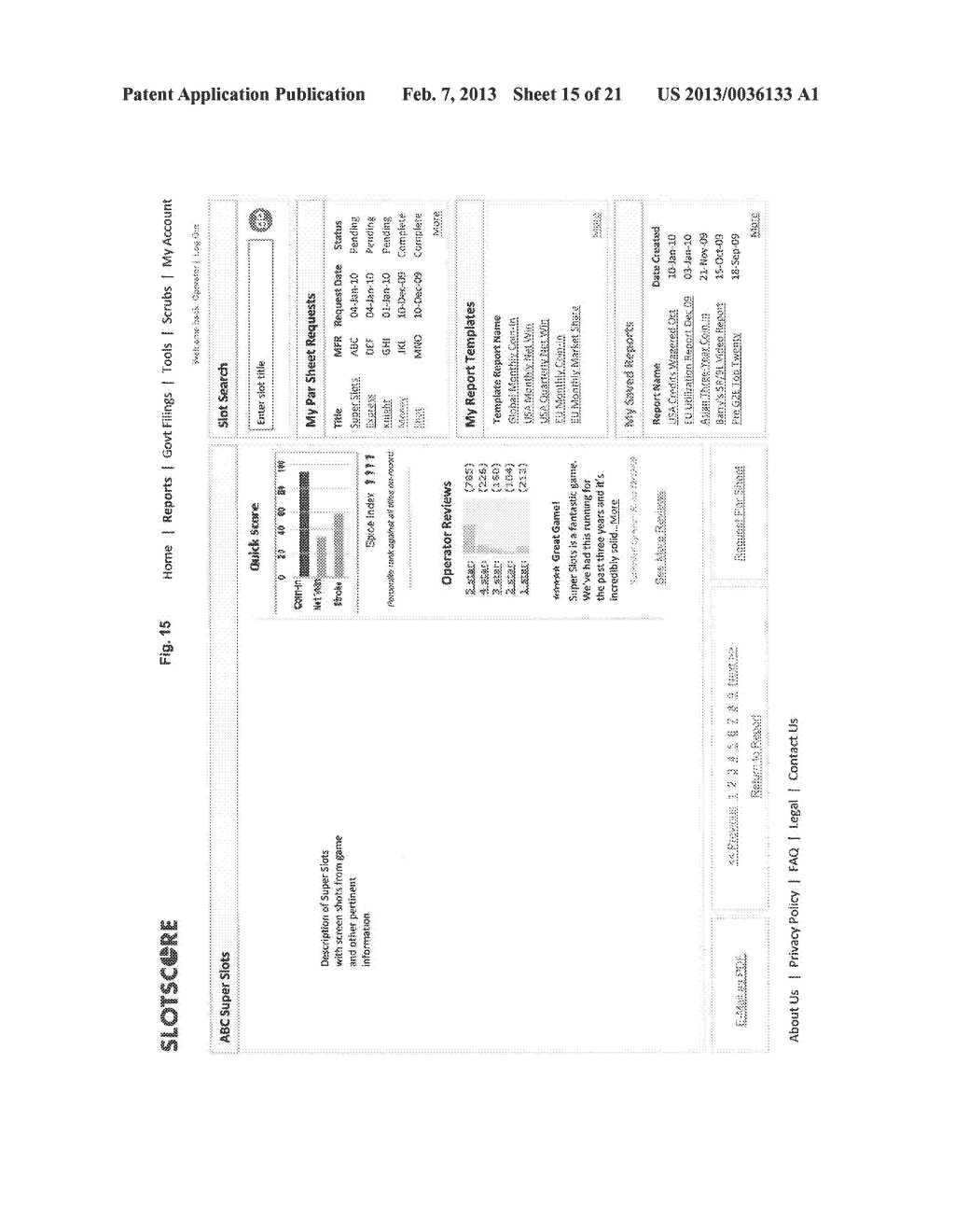 System and Method for Providing Data Collection and Comparative Data     Analysis Across a Plurality of Gaming Organizations - diagram, schematic, and image 16