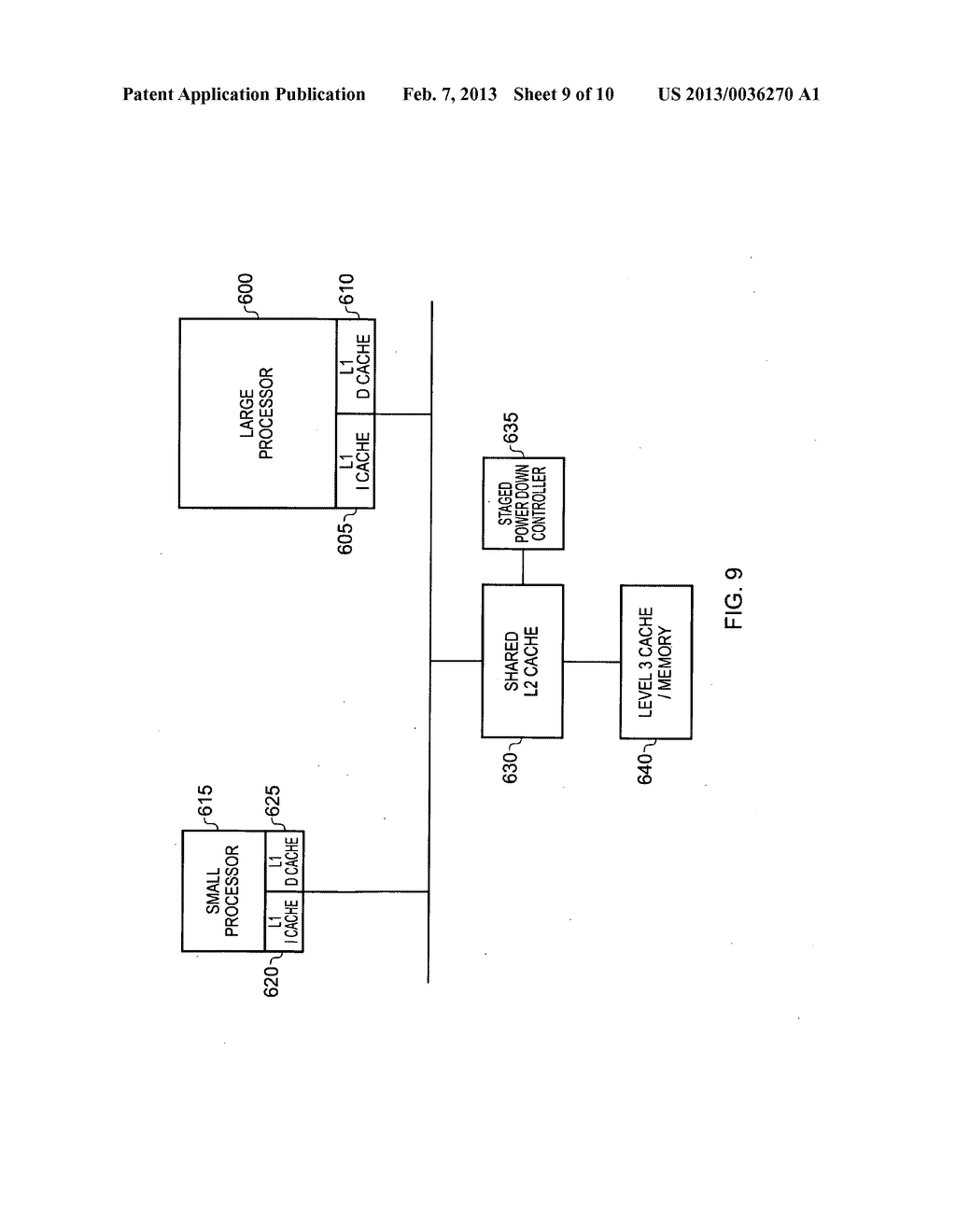 Data processing apparatus and method for powering down a cache - diagram, schematic, and image 10