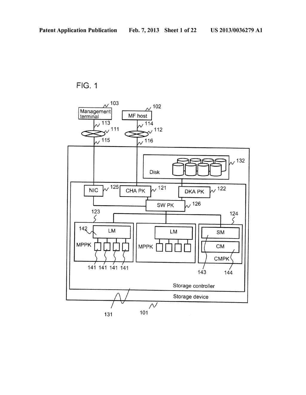 STORAGE SYSTEM USING REAL DATA STORAGE AREA DYNAMIC ALLOCATION METHOD - diagram, schematic, and image 02