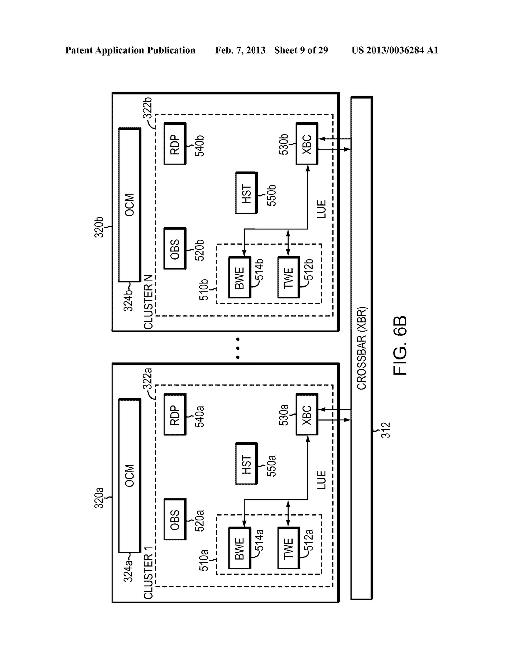 METHOD AND APPARATUS FOR MANAGING TRANSFER OF TRANSPORT OPERATIONS FROM A     CLUSTER IN A PROCESSOR - diagram, schematic, and image 10