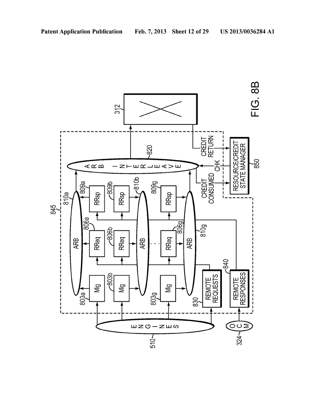 METHOD AND APPARATUS FOR MANAGING TRANSFER OF TRANSPORT OPERATIONS FROM A     CLUSTER IN A PROCESSOR - diagram, schematic, and image 13
