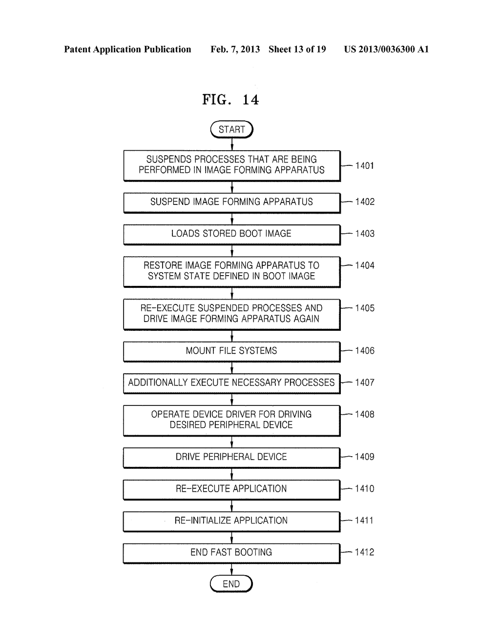 METHOD OF FIXING ERROR OF BOOT IMAGE FOR FAST BOOTING AND IMAGE FORMING     APPARATUS FOR PERFORMING THE METHOD - diagram, schematic, and image 14
