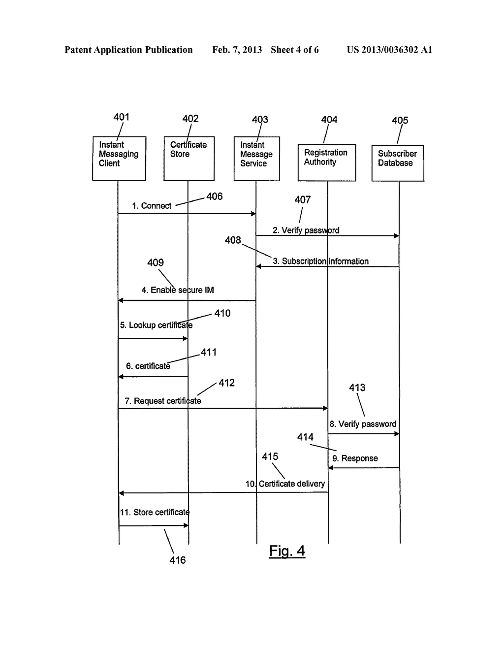 SECURE INSTANT MESSAGING SYSTEM - diagram, schematic, and image 05