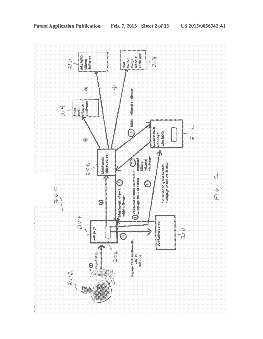 SYSTEM AND METHOD FOR CREATING AND IMPLEMENTING DYNAMIC, INTERACTIVE AND     EFFECTIVE MULTI-MEDIA OBJECTS WITH HUMAN INTERACTION PROOF (HIP)     CAPABILITIES - diagram, schematic, and image 03