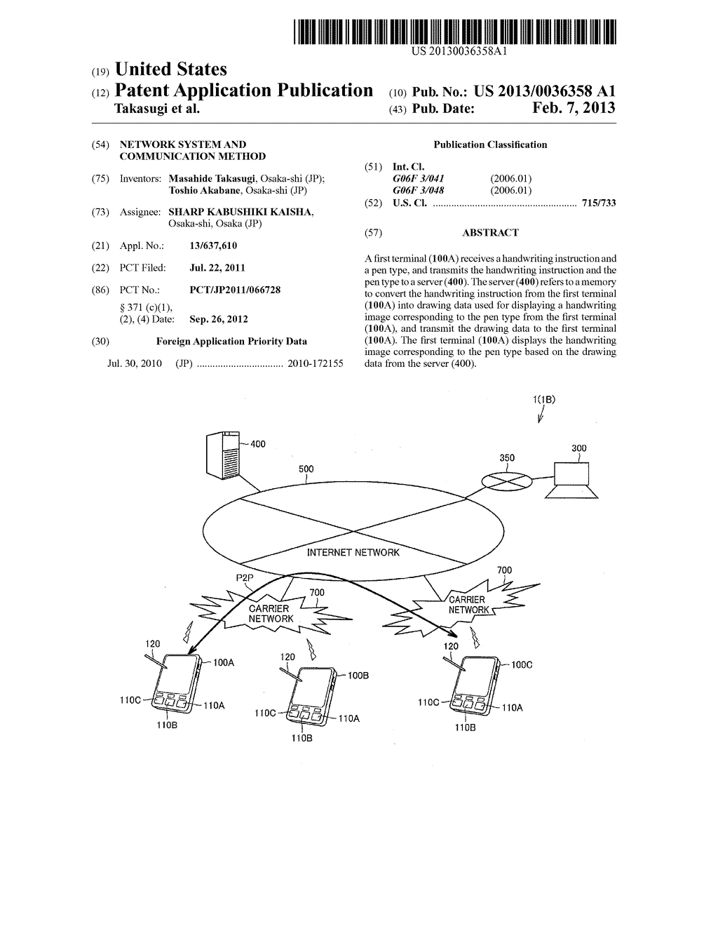 NETWORK SYSTEM AND COMMUNICATION METHOD - diagram, schematic, and image 01