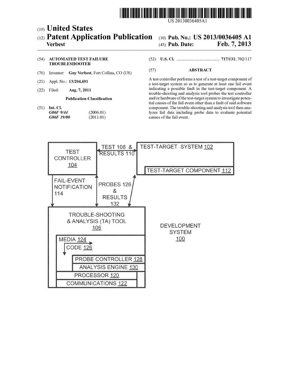 AUTOMATED TEST FAILURE TROUBLESHOOTER - diagram, schematic, and image 01