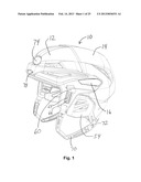 ADJUSTABLE HOCKEY HELMET diagram and image