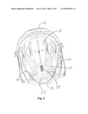 ADJUSTABLE HOCKEY HELMET diagram and image