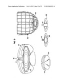 ADJUSTABLE HOCKEY HELMET diagram and image