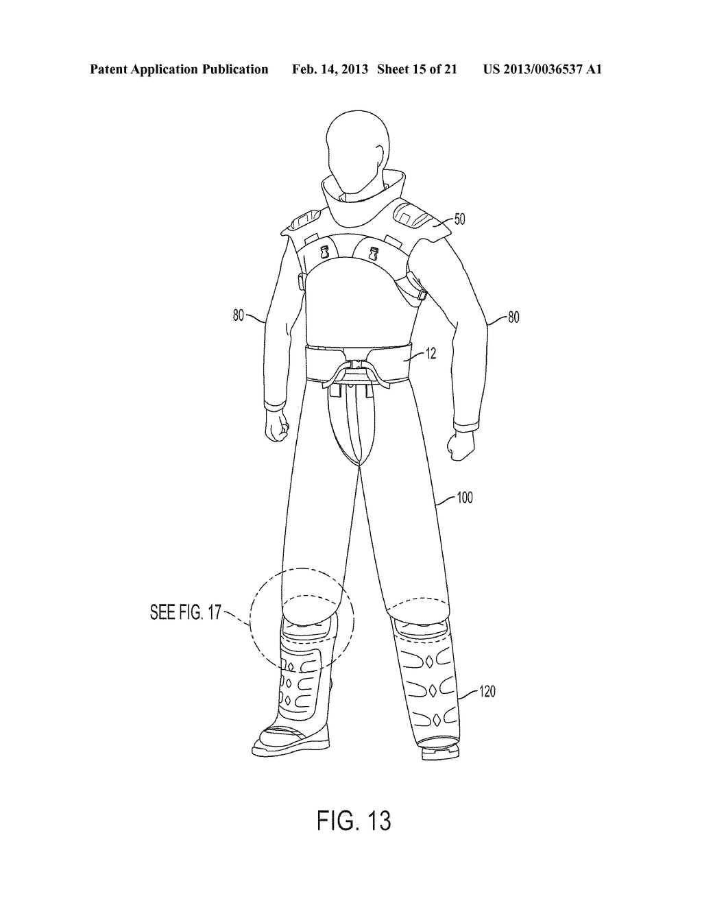 Scalable And Modular Protective Garment System - diagram, schematic, and image 16