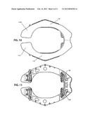 Apparatus to be worn on an individual s chest below a full face helmet to     limit the occurrence of cervical spinal cord injuries in the event of a     crash diagram and image