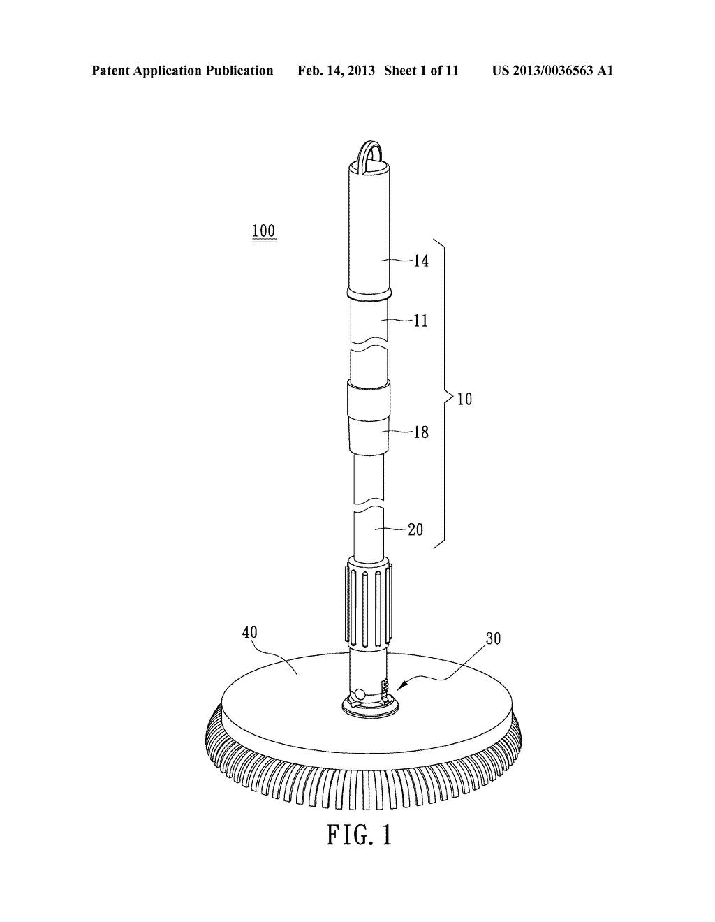 SPIRAL DRIVE MECHANISM AND SPIN MOP WITH THE SAME - diagram, schematic, and image 02