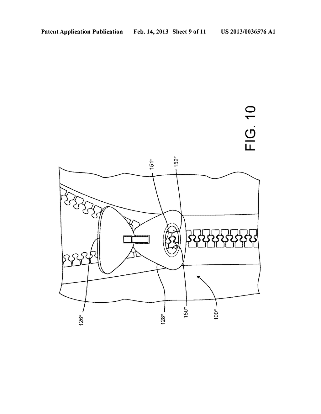 CLOSURE ARRANGEMENT WITH OPENING IN STATIONARY MEMBER - diagram, schematic, and image 10