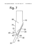 Dual point hobby knife blade diagram and image